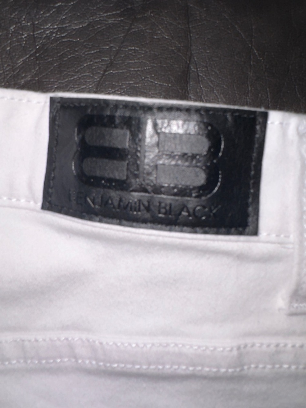 Benjamin Black Snow White Slim Men’s Jeans Shorts size 36 - Picture 3 of 9